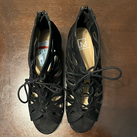 Material Girl Womens Harlie Open Toe Casual Platform Sandals - Picture 2 of 10